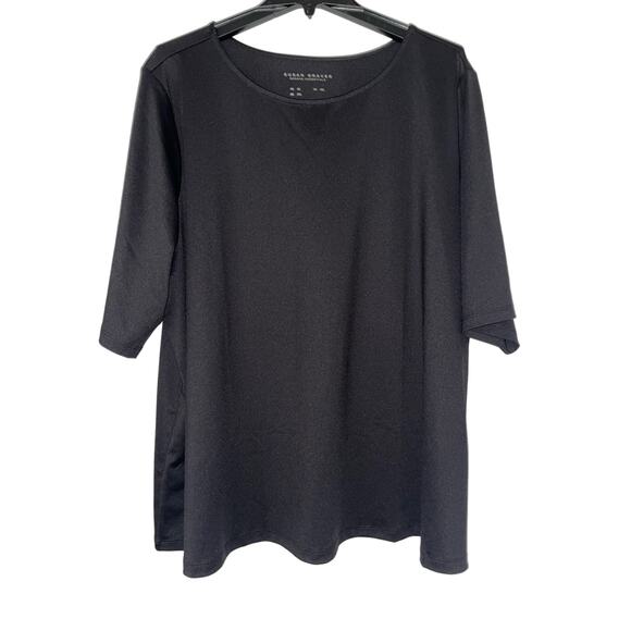 Susan Graver plus size 3X Modern Essentials Liquid Knit Capsule Wardrobe Top - Picture 1 of 8